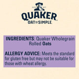 Quaker Oat So Simple Gluten Free Original Porridge Sachets Cereal 10 per pack