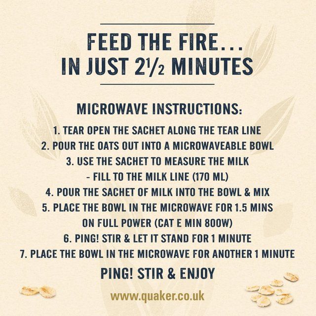 Quaker Oat So Simple Gluten Free Original Porridge Sachets Cereal 10 per pack