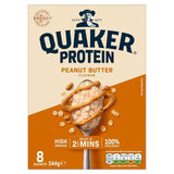 Quaker Oat So Simple Protein Peanut Butter Porridge Sachets Cereal 8 x 1 per pack