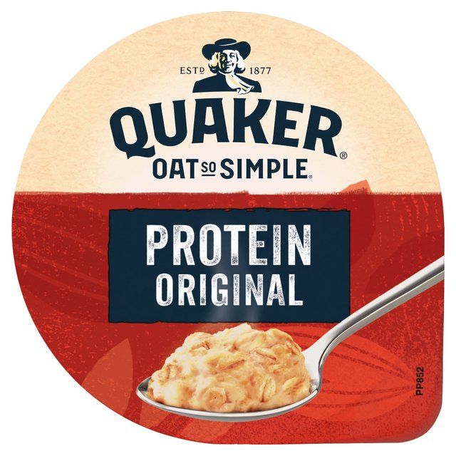 Quaker Oat So Simple Protein Porridge Cereal Pot Original 49g