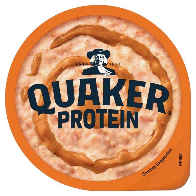 Quaker Oat So Simple Protein Porridge Strawberries and Cream Cereal Pot 59g