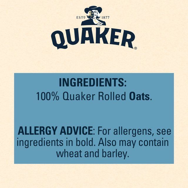 Quaker Rolled Oats Porridge Cereal 1kg