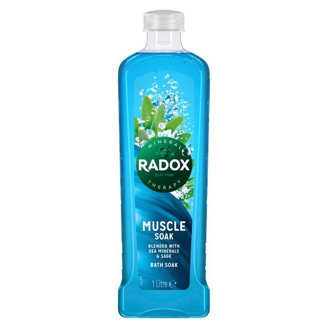 Radox Muscle Soak Bath Soak with Sage & Sea Minerals   1L