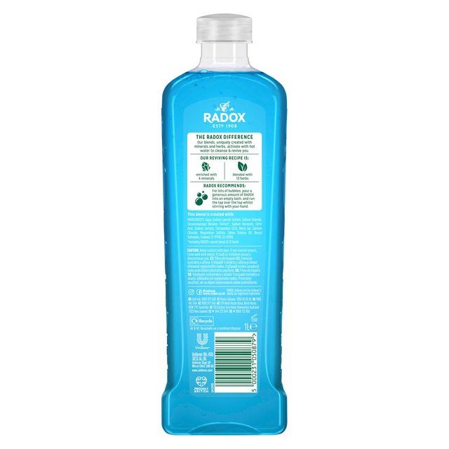 Radox Muscle Soak Bath Soak with Sage & Sea Minerals   1L