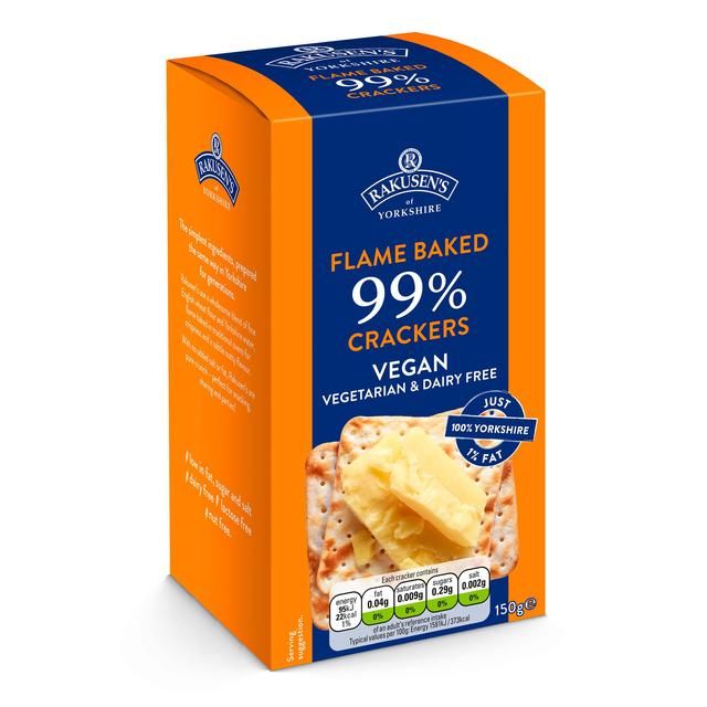 Rakusen's 99% Fat Free Crackers 150g