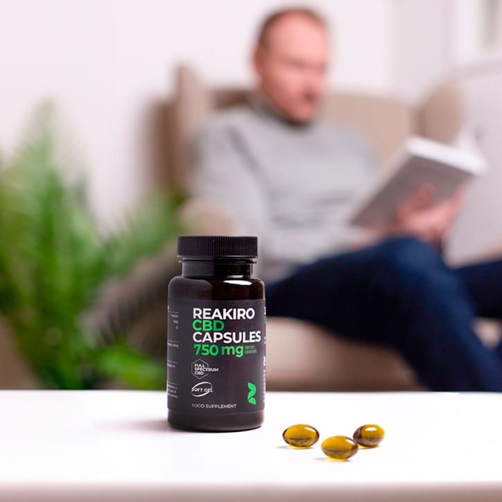 Reakiro CBD Gel 15mg 30 Capsules