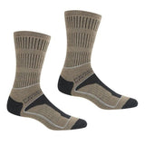Regatta Womens Samaris 3 Season Boot Socks (6-8) Moccasin Brown/Briar Grey / 150.0EA
