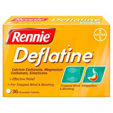 Rennie Deflatine Trapped Wind Relief Tablets 36 per pack