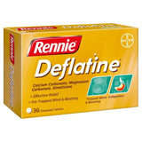 Rennie Deflatine Trapped Wind Relief Tablets 36 per pack