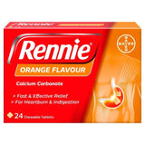 Rennie Orange Heartburn & Indigestion Relief Tablets 24 per pack