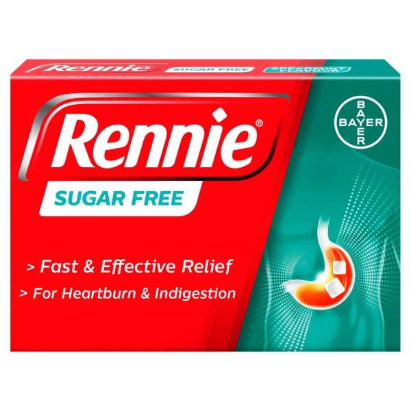 Rennie Sugar Free Heartburn & Indigestion Relief 72 Tablets