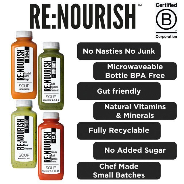 RENOURISH Fuel Yellow Split Pea Turmeric Daal Soup   500g