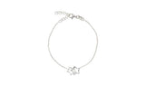 Revere Sterling Silver Double Star Charm Bracelet