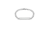 Revere Sterling Silver Personalised Curb ID Bracelet