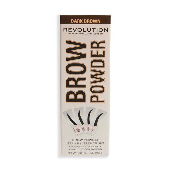 Revolution Stamp & Go Brow Kit Dark Brown