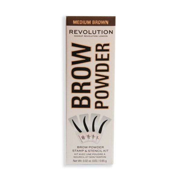 Revolution Stamp & Go Brow Kit Medium Brown
