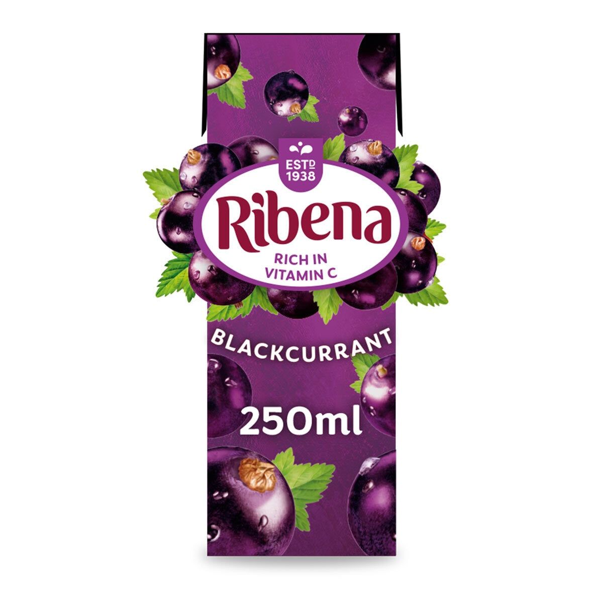 Ribena Ready to Drink Blackcurrant, 24 x 250ml