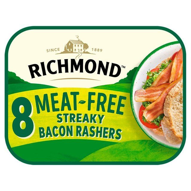 Richmond 8 Meat Free Vegan Streaky Bacon Rashers 120g