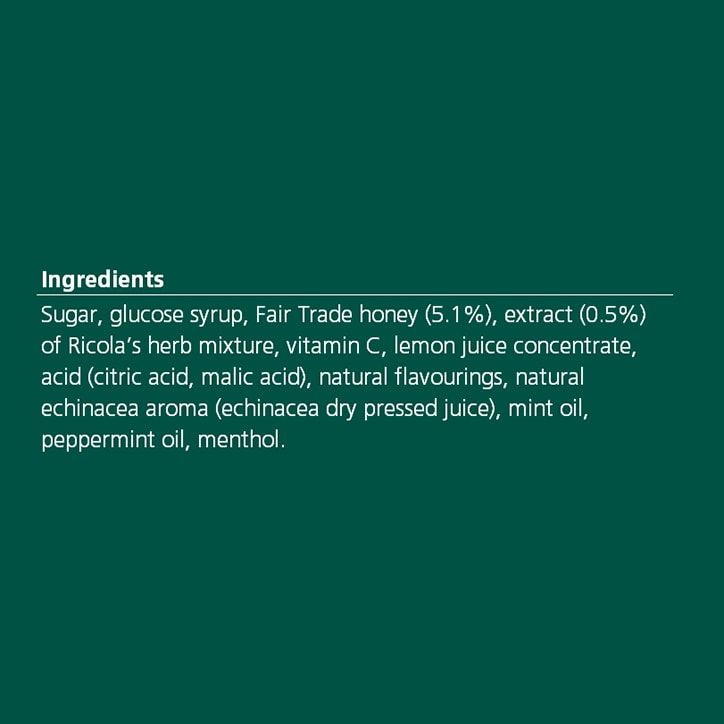 Ricola Soothe & Clear Honey, Lemon & Echinacea 20 Lozenges