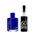 Rimmel 60 Seconds Super Shine Nail Polish Danny Boy Blue