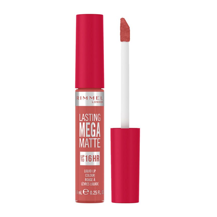 Rimmel London Lasting Mega Matte Liquid Lipstick 600 Coral Sass