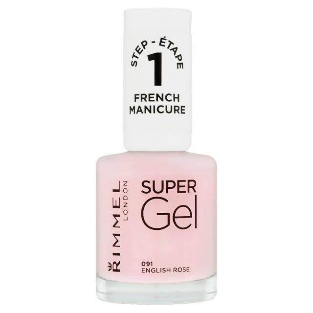 Rimmel London Super Gel French Manicure 091 English Rose 12ml