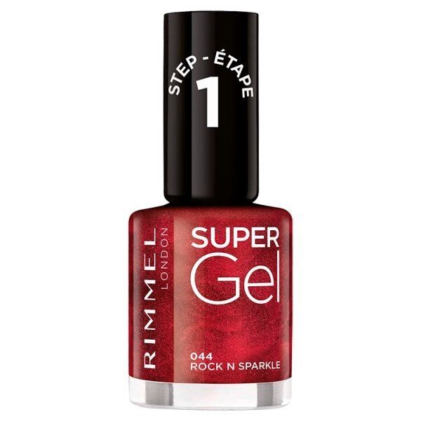 Rimmel Super Gel Nail Polish 071 Gilty Pleasure Rock 'N' Sparkle