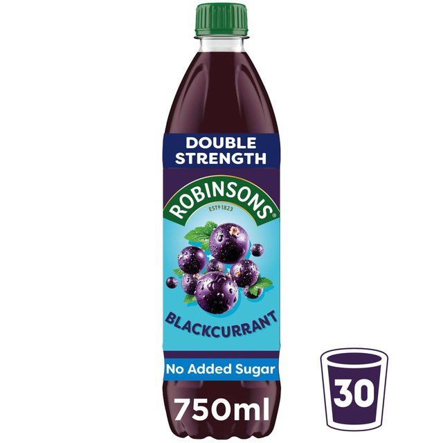 Robinsons Double Strength Blackcurrant Squash 750ml