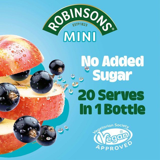 Robinsons Mini Apple & Blackcurrant No Added Sugar   66ml