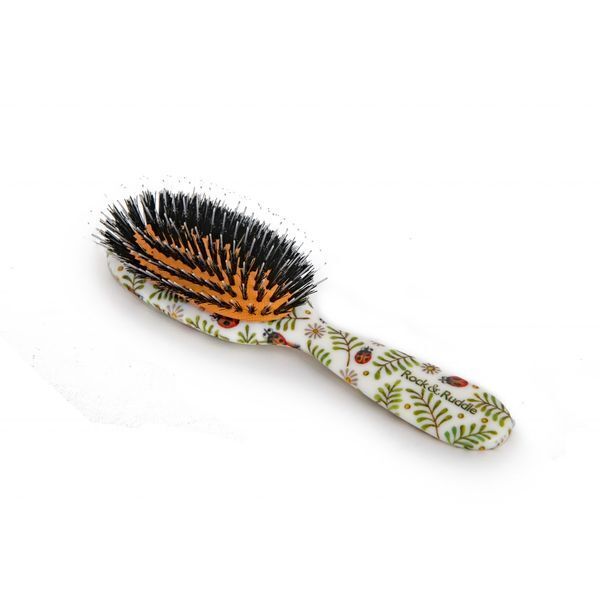 Rock & Ruddle Ladybirds Small Pure Bristle Hairbrush