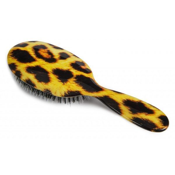 Rock & Ruddle Leopard Print Small Pure Bristle Hairbrush