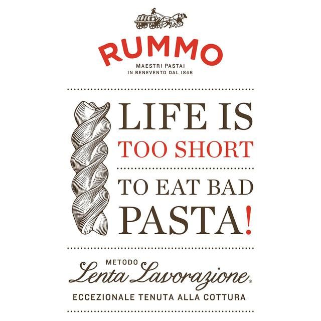 Rummo Gluten Free Lentil Pennette Rigate Lenticchie Rosse Pasta No.70 300g