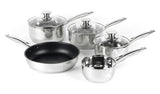 Russell Hobbs 5 Piece Stainless Steel Pan Set