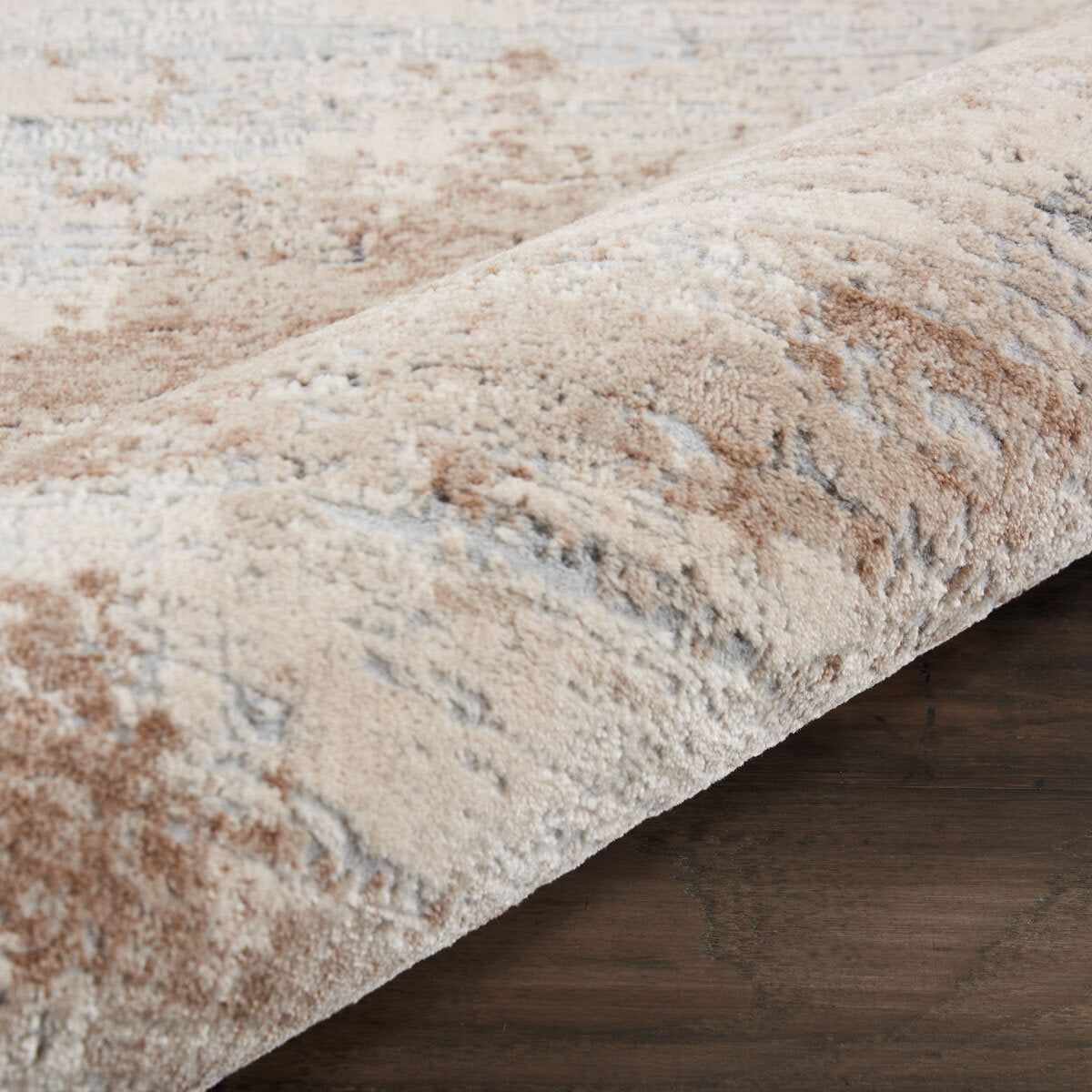 Rustic Textures Blended Beige Runner, 66 x 236 cm