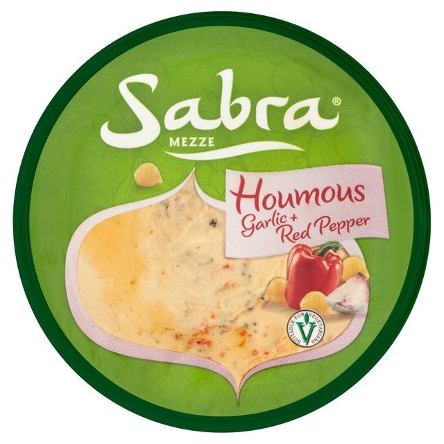 Sabra Garlic & Red Pepper Houmous 200g