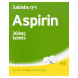 Sainsbury's Aspirin, Tablets x16