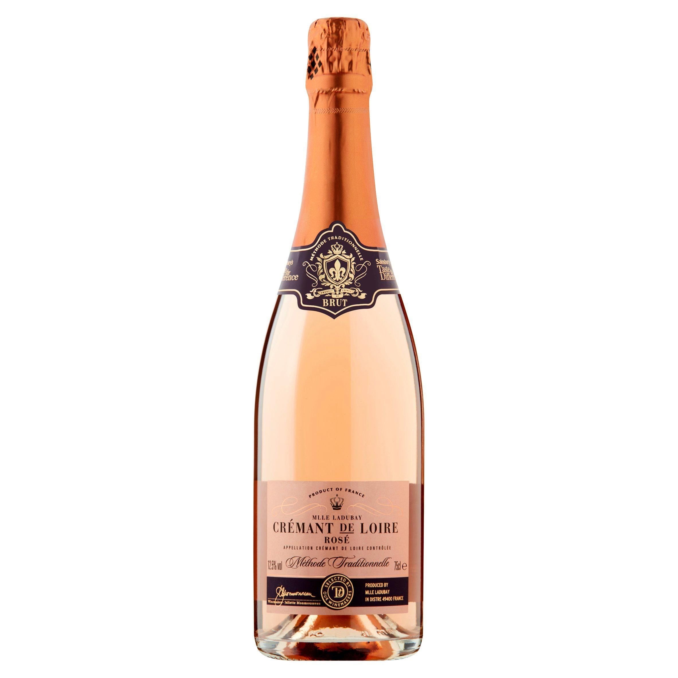 Sainsbury's Cremant De Loire Rose, Taste the Difference 75cl
