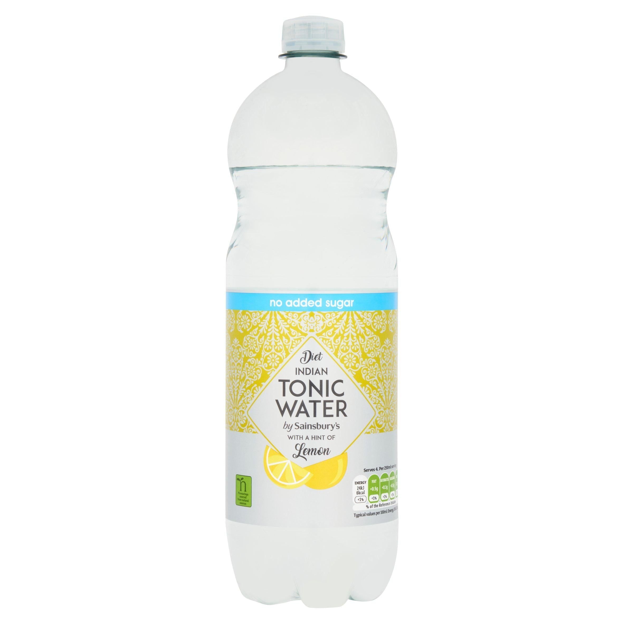 Sainsbury's Diet Indian Tonic with Lemon 1L
