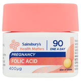 Sainsbury's Folic Acid x90 400ug