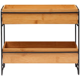 Sainsbury's Home Bamboo Wood Spice Rack