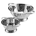 Sainsbury's Home Stainless Steel Colander x2