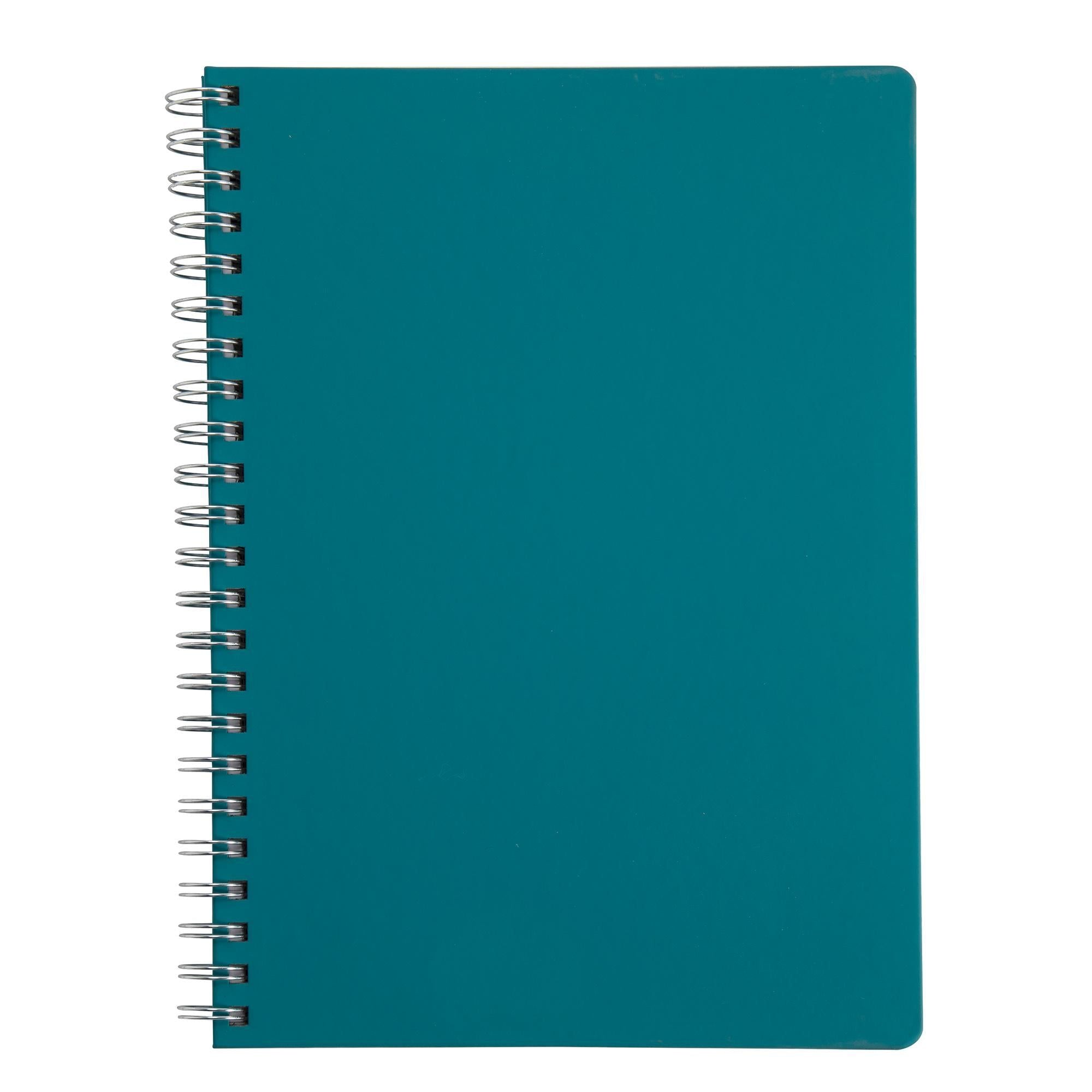 Sainsbury's Home Teal Wiro Notebook A4