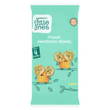 Sainsbury's Little Ones Organic Sweetcorn Wheels 7+ Months 4x12g