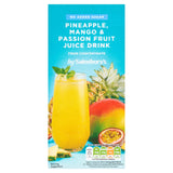 Sainsbury's No Added Sugar Pineapple Mango & Passion Fruit Juice Drink From Concentrate 1L