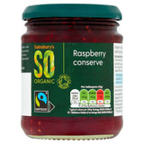 Sainsbury's Raspberry Conserve, SO Organic 340g