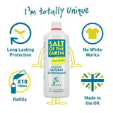Salt of the Earth Natural Deodorant Spray Refill 1L