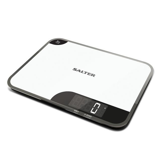 Salter 1064 WHDR Salter Super Clear White Glass Scale