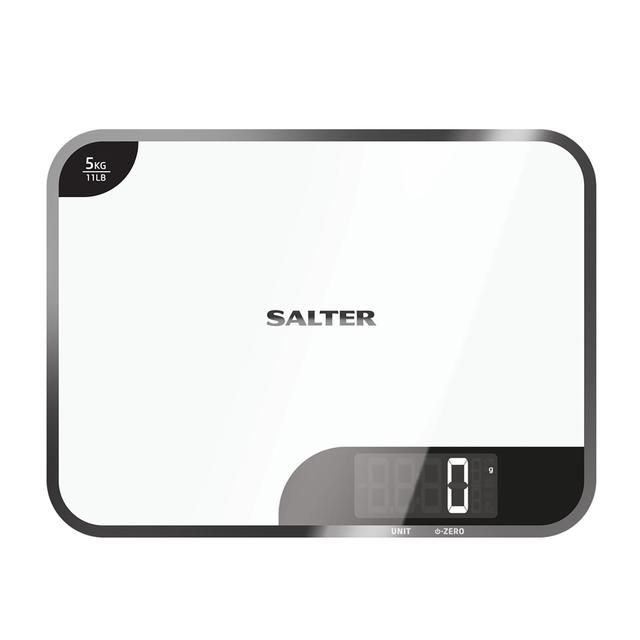 Salter 1064 WHDR Salter Super Clear White Glass Scale