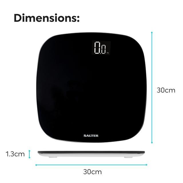 Salter 9221 BK3R Eco Rechargeable Bath Scale