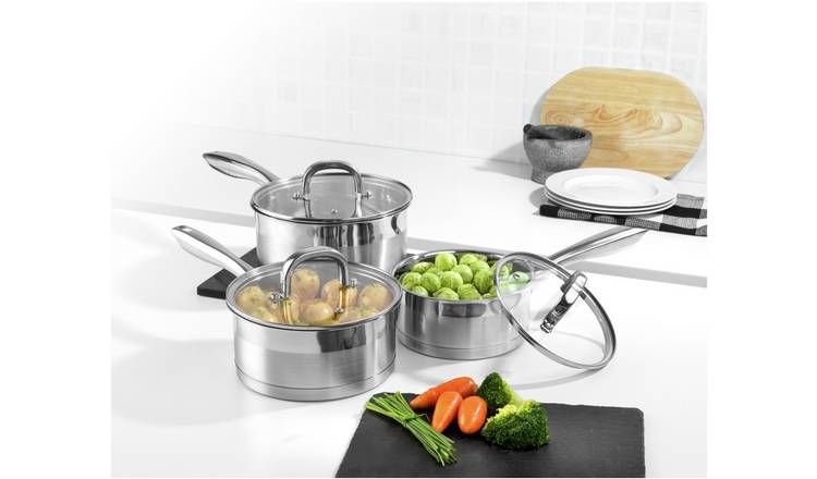 Salter Timeless Collection 3 Piece Pan Set